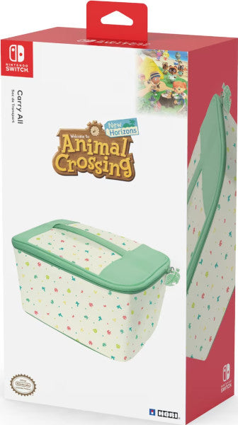 Hori - Sac de transport Animal Crossing blanc et vert pour Nintendo Switch (Nintendo Switch) Hori - Sac de transport Animal Crossing blanc et vert pour Nintendo Switch (Nintendo Switch)